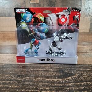 Nintendo amiibo Metroid Dread - Samus and EMMI Figures (2 Pack Set)